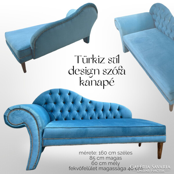 Türkiz stíl design szófa kanapé -herodeknikinek