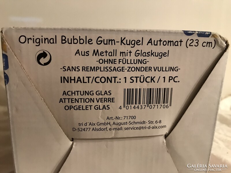RÁGÓAUTOMATA - ÚJ - FÉM - 23 x 13 cm - BIG SPENDER - ÜVEG - AMERIKAI - 5 - 10 - FORINTOSSAL MŰKÖDIK