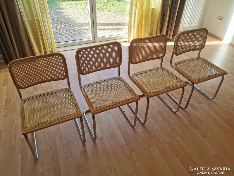 Olasz vintage Breuer Marcell Cesca székek (4 db)