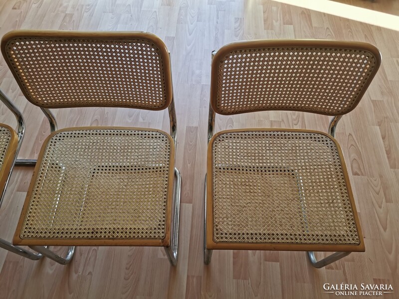 Olasz vintage Breuer Marcell Cesca székek (4 db)