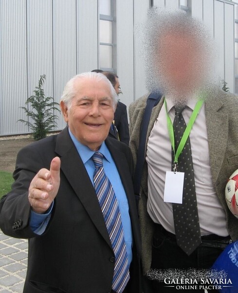 Aranycsapat dedikált 1954 VB Grosics Gyula replica meze Grosics,Buzánszky, Sándor Károly aláírásáv