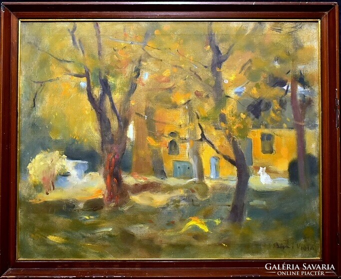 Berki Viola (1932-2001): KERT KUTYÁVAL