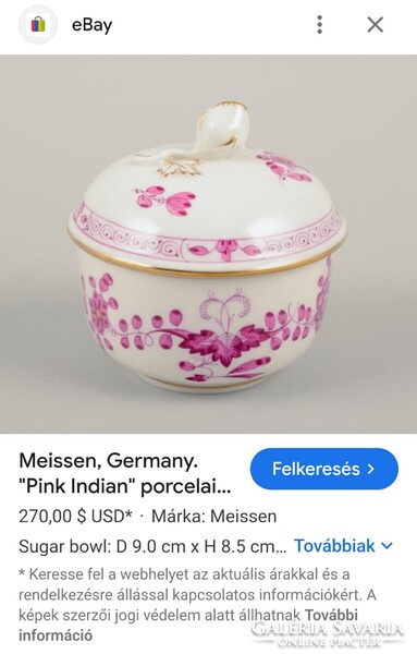 Meissen porcelán .