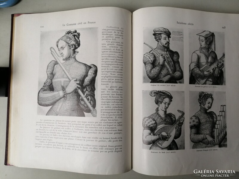 CAMILLE PITON - LE COSTUME CIVIL EN FRANCE - francia nyelvű divattörténeti könyv