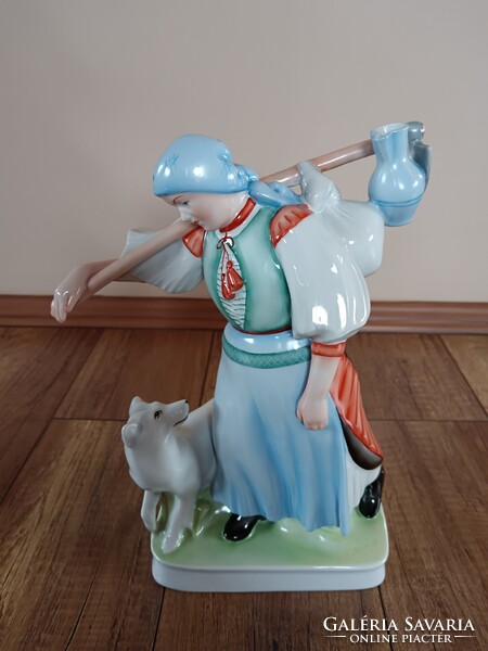 Régi Zsolnay porcelán Sinkó Hazatérő figura