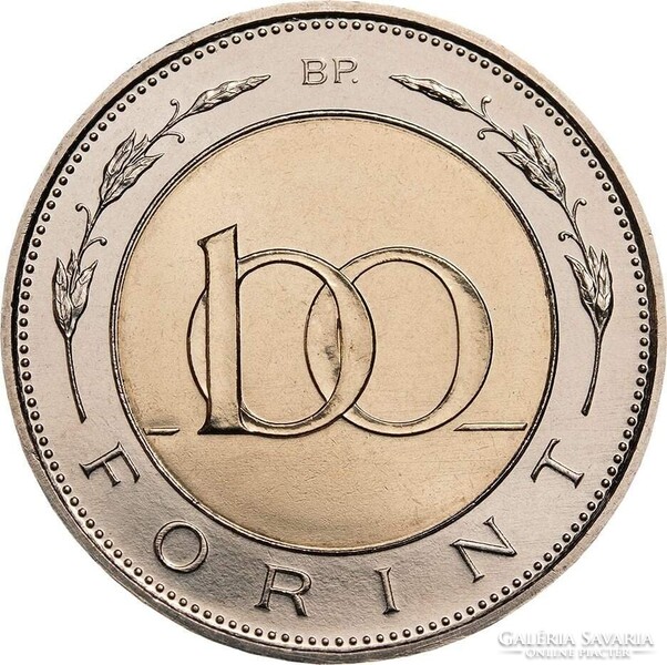 100 Forint 100 Éves a Magyar Nemzeti Bank 2024 MNB Rolniból Tasakba UNC