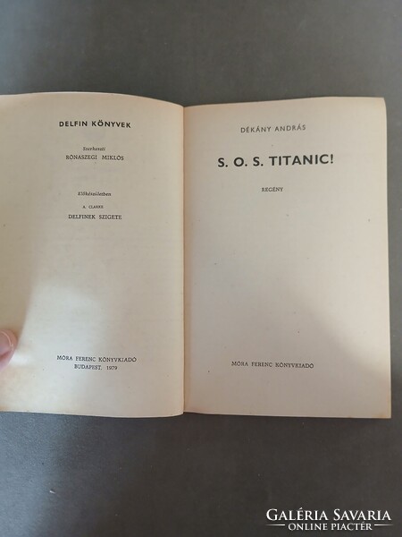 Dékány András - SOS Titanic! - 1979 - Delfin könyvek*
