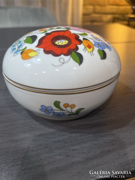 Nagy ! Kalocsai mintás - Kalocsa Hand painted - bonbonier