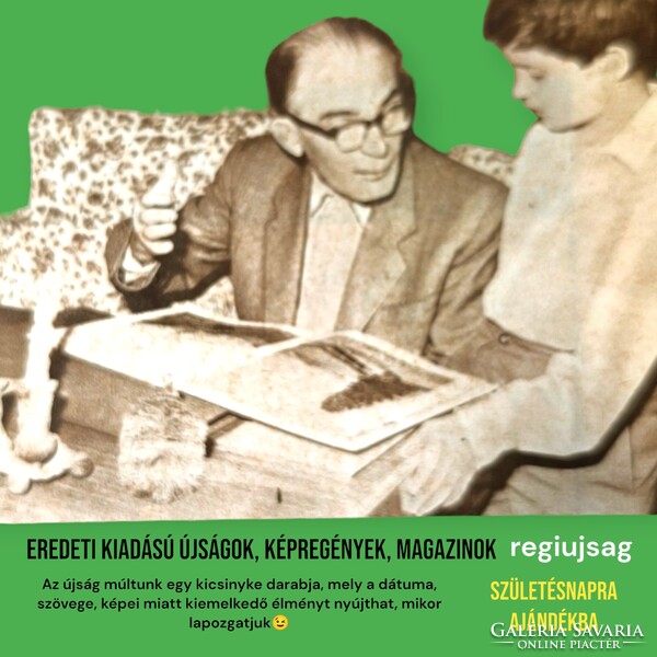 1970 április 11  /  NÉPSZABADSÁG  /  SZÜLETÉSNAPRA! RETRO, RÉGI EREDETI ÚJSÁG Ssz.:  11064