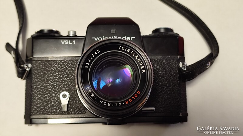Voigtländer VSL 1 filmes fényképezőgép, Voigtländer Color- Ultron 1,8/50 objektív