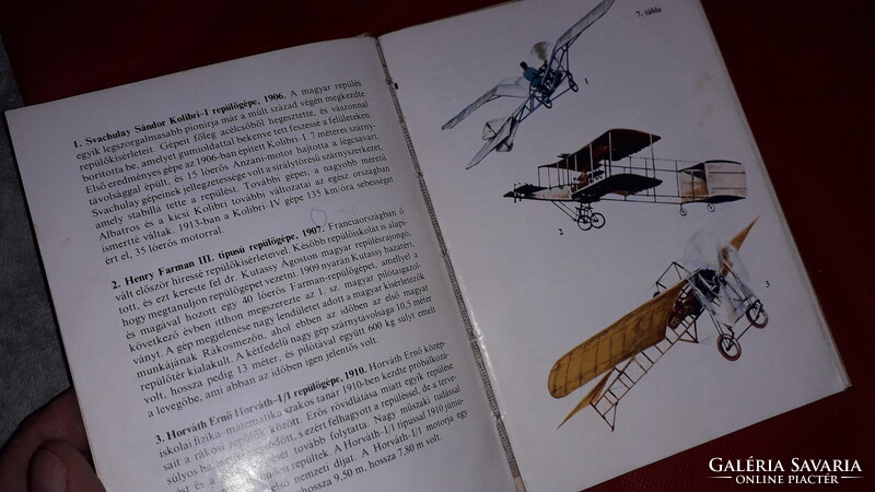 1984. BÚVÁR ZSEBKÖNYV - Kondor Lajos :Léghajók, repülőgépek Kolibri könyvek könyv képek szerint MÓRA