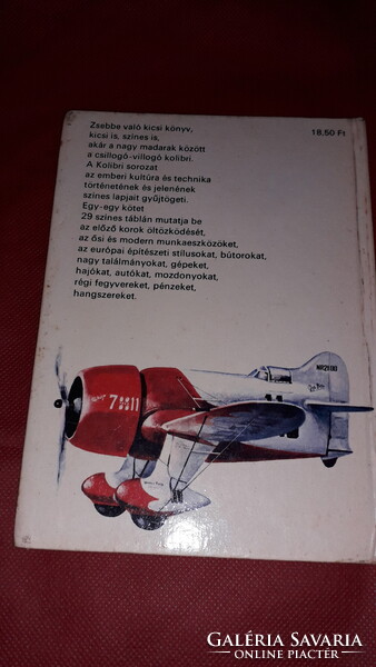 1984. BÚVÁR ZSEBKÖNYV - Kondor Lajos :Léghajók, repülőgépek Kolibri könyvek könyv képek szerint MÓRA