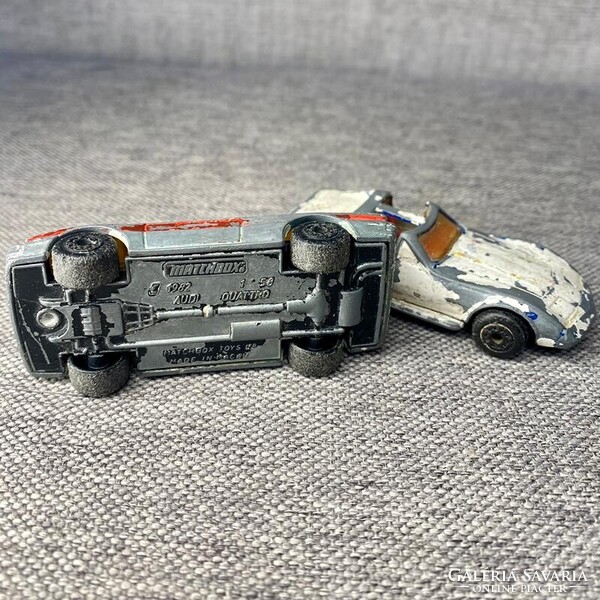 Matchbox Audi Quattro 1982; Matchbox Superfast Corvette 1979 kisautó csomag