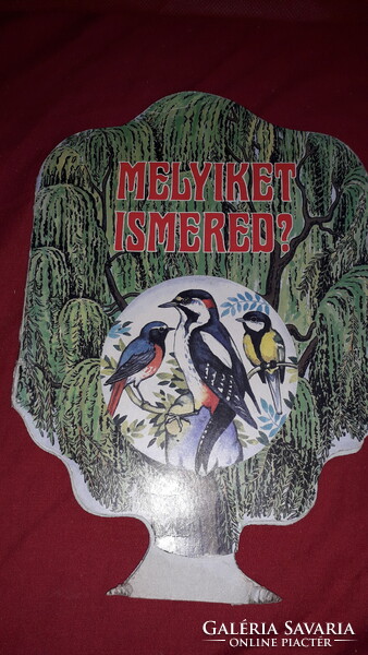 1987.Schmidt Egon :Melyiket ismered ? MADARAK képes ifjúsági könyv a képek szerint IDEGENFORGALMI