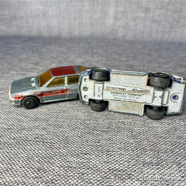 Matchbox Audi Quattro 1982; Matchbox Superfast Corvette 1979 kisautó csomag