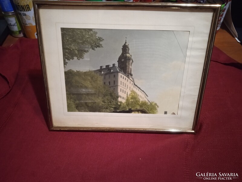 Old picture of Bratislava Framed in a beautiful frame