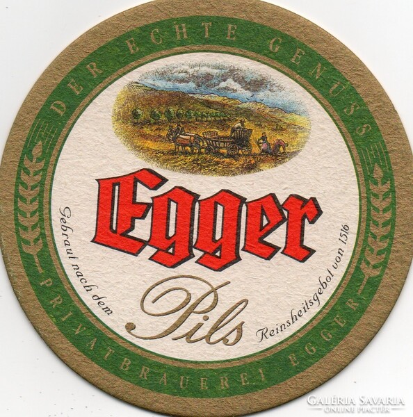 Söralátét: Egger sör.