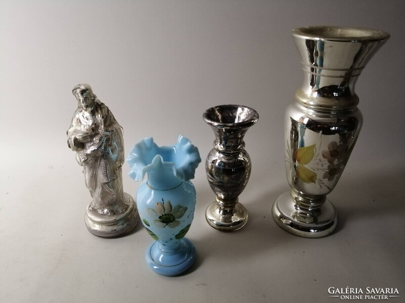 SZAKÍTOTT, FONCSOROZOTT HUTAÜVEG VÁZA