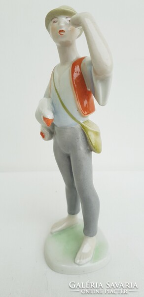 Drasche  Ludas Matyi porcelán szobor