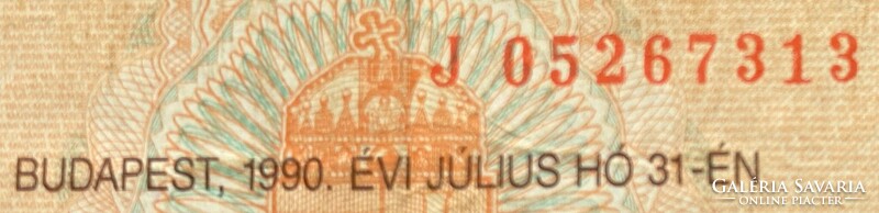 5000 forint 1990 J sorozat