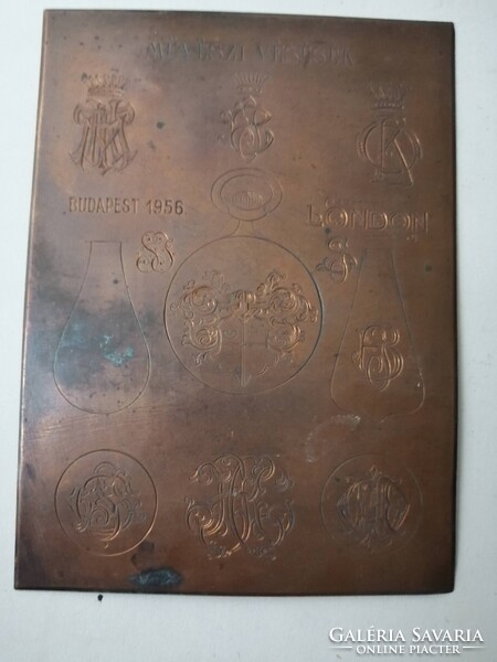 MŰVÉSZI VÉSÉSEK - ÖTVÖS, ÉKSZERÉSZ, GRAVÍROZÓ MINTAMUNKA 1956