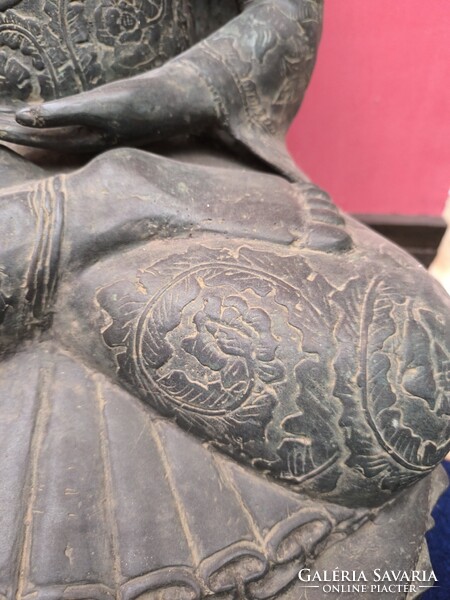 Hatalmas bronz Buddha szobor!