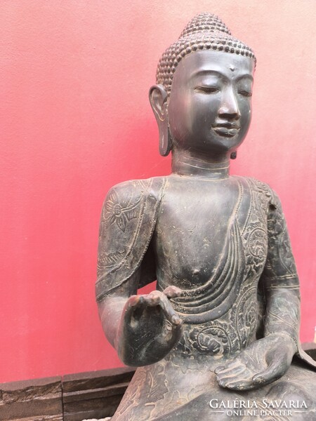 Hatalmas bronz Buddha szobor!