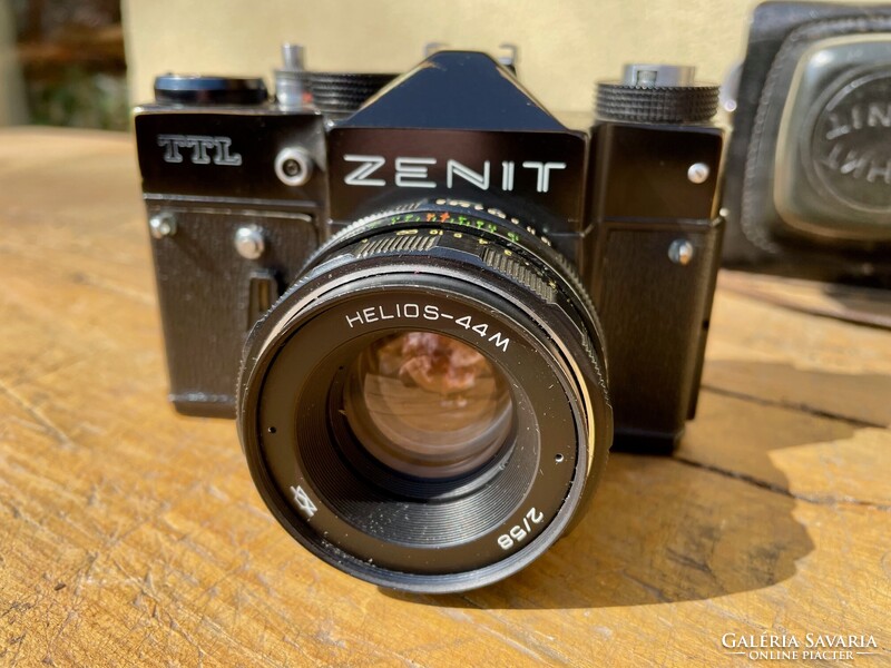 Régi szovjet Zenit TTL Helios - 44M Fényképezőgép, műszaki régiség