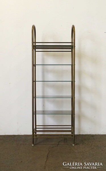 1V124 Bauhaus formatervezett fém vázas design polc