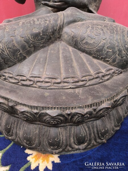 Hatalmas bronz Buddha szobor!
