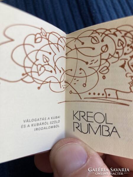 Kreol rumba - számozott minikönyv