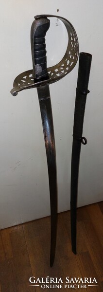 1869/75 M legénységi lovassági szablya, 83 cm-es pengehossz. 3386b