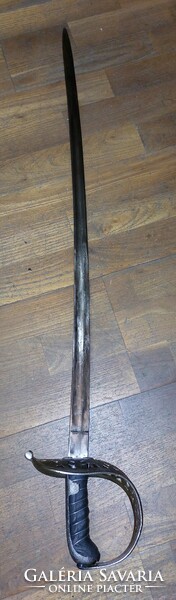 1869/75 M legénységi lovassági szablya, 83 cm-es pengehossz. 3386b