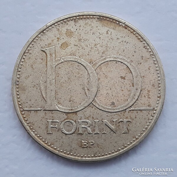 100 Forint 1995 érme, fémpénz - Magyarország 100 Forint 1995 pénzérme