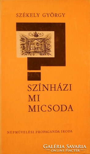 Színházi mi micsoda - Székely György