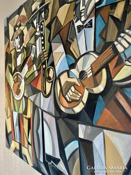 Elena Khmeleva olajfestmény 80cm x 80cm