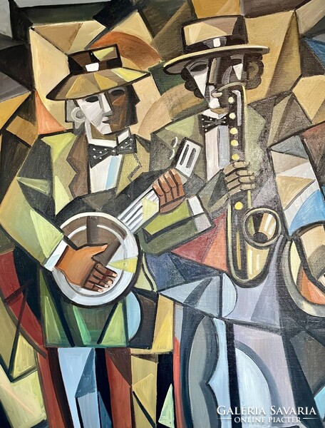 Elena Khmeleva olajfestmény 80cm x 80cm