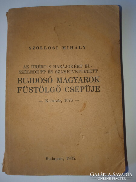 Szöllösi Mihály: Bujdosó magyarok füstölgő csepüje