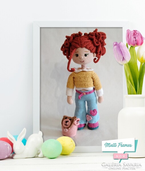 Johanna amigurumi  horgolt baba