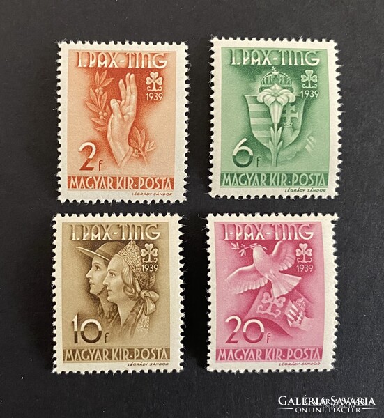 1939. Pax-Ting ** postatiszta sor (enyhe törés)