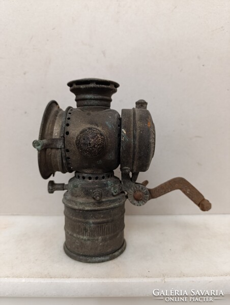 Antik bicikli lámpa Alte Fahrradlampe Bicycle Lamp karbid kerékpár gyűjtemény felújítandó 835 1568