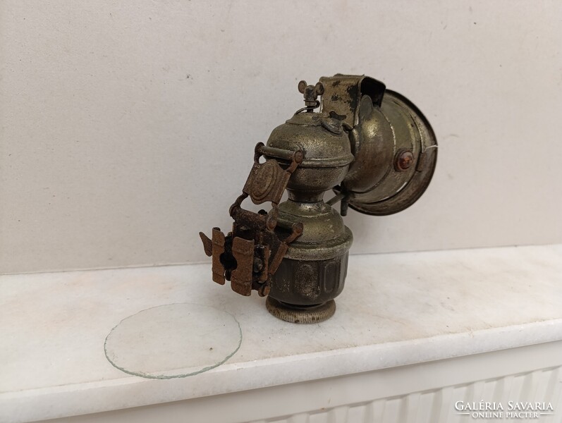 Antik bicikli lámpa Alte Fahrradlampe Bicycle Lamp karbid kerékpár gyűjtemény felújítandó 836 1569