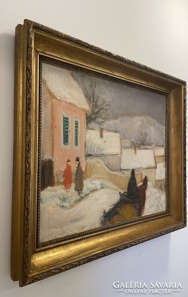 Balogh Ervin (1925-2020) 69x83 cm EREDETI olajfestménye