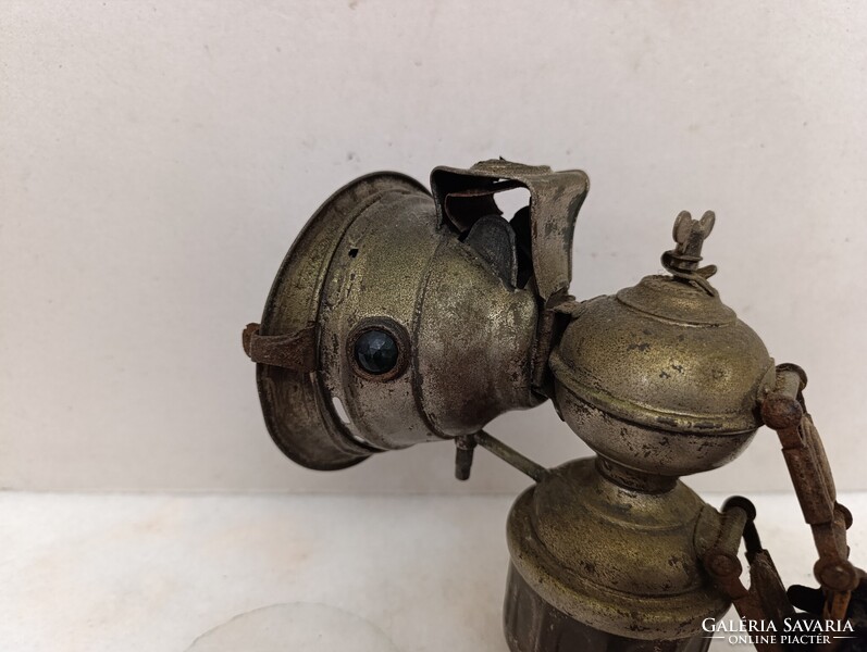 Antik bicikli lámpa Alte Fahrradlampe Bicycle Lamp karbid kerékpár gyűjtemény felújítandó 836 1569