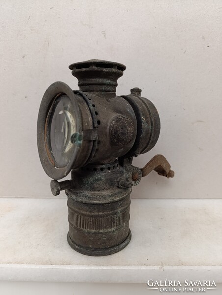 Antik bicikli lámpa Alte Fahrradlampe Bicycle Lamp karbid kerékpár gyűjtemény felújítandó 835 1568