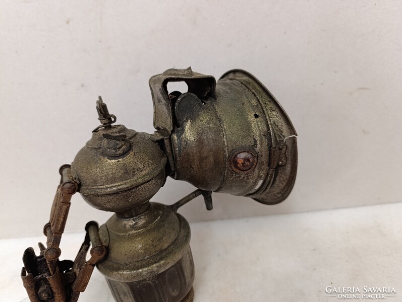 Antik bicikli lámpa Alte Fahrradlampe Bicycle Lamp karbid kerékpár gyűjtemény felújítandó 836 1569