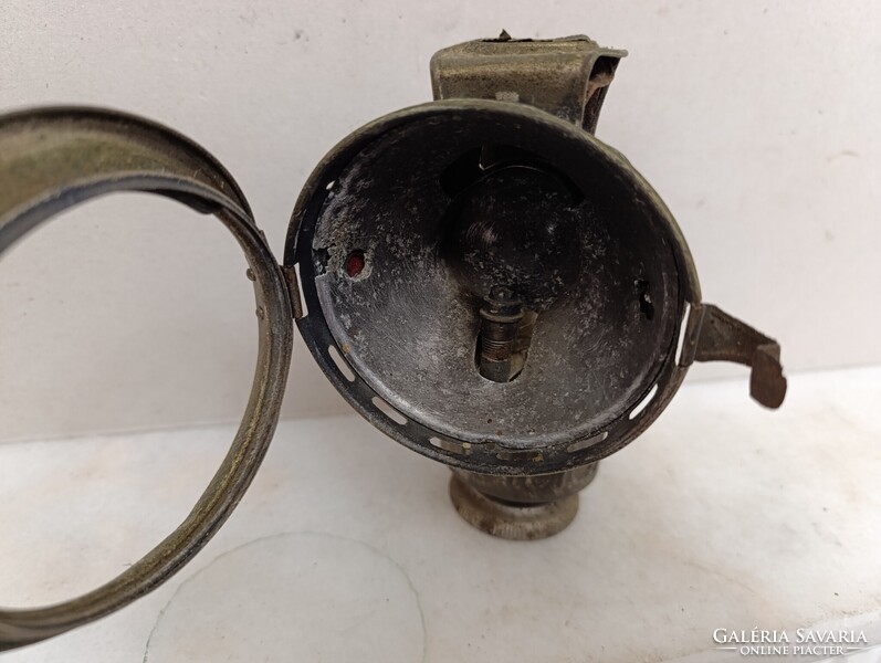 Antik bicikli lámpa Alte Fahrradlampe Bicycle Lamp karbid kerékpár gyűjtemény felújítandó 836 1569