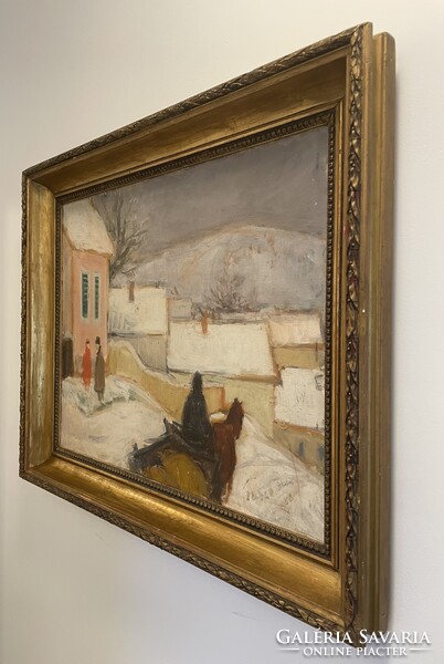 Balogh Ervin (1925-2020) 69x83 cm EREDETI olajfestménye