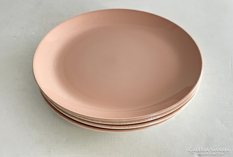 Retro, vintage 4db Kispest Gránit lapostányér, tányér