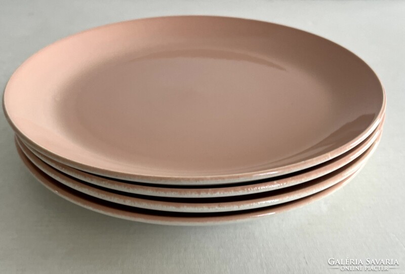 Retro, vintage 4db Kispest Gránit lapostányér, tányér